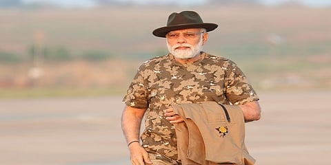ಬಂಡೀಪುರ ಅಭಯಾರಣ್ಯದತ್ತ ಸಫಾರಿಗೆ ಹೊರಟ ಪ್ರಧಾನಿ ಮೋದಿ