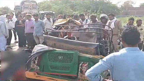 ಅಪಘಾತದ ದೃಶ್ಯ