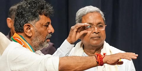 ಡಿಕೆ ಶಿವಕುಮಾರ್-ಸಿದ್ದರಾಮಯ್ಯ (ಸಂಗ್ರಹ ಚಿತ್ರ)