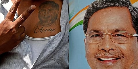 ಸಿದ್ದರಾಮಯ್ಯ ಅಭಿಮಾನಿ ಹಚ್ಚೆ