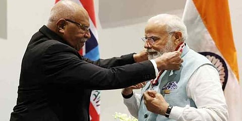ಪ್ರಧಾನಿ ಮೋದಿ ಅತ್ಯುನ್ನತ ನಾಗರಿಕ ಪ್ರಶಸ್ತಿ ಪ್ರಧಾನ