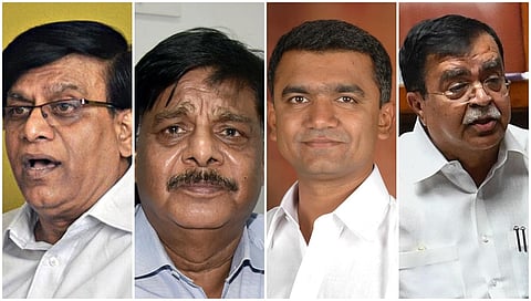 ರಾಯರೆಡ್ಡಿ,ಮಹಾದೇವಪ್ಪ, ಕೃಷ್ಣ ಬೈರೇಗೌಡ ಮತ್ತು ರಾಜಣ್ಣ