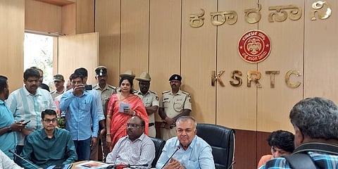 ಇಂದು ಸಾರಿಗೆ ಇಲಾಖೆ ಅಧಿಕಾರಿಗಳೊಂದಿಗೆ ಸಭೆ ನಡೆಸಿದ ಸಚಿವ ರಾಮಲಿಂಗಾ ರೆಡ್ಡಿ