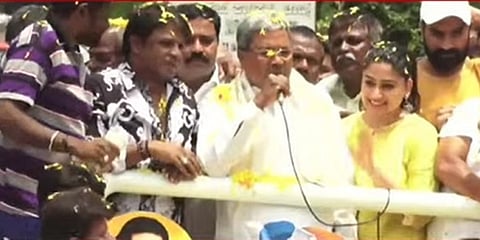 ಸಿದ್ದರಾಮಯ್ಯ ಪರ ದುನಿಯಾ ವಿಜಯ್ ಪ್ರಚಾರ