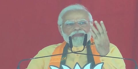 ಬಾದಾಮಿಯಲ್ಲಿ ಮಾತನಾಡಿದ ಪ್ರಧಾನಿ ನರೇಂದ್ರ ಮೋದಿ