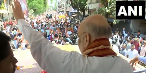 ಬೆಳಗಾವಿಯಲ್ಲಿ ರೋಡ್‌ಶೋ ನಡೆಸಿದ ಕೇಂದ್ರ ಗೃಹ ಸಚಿವ ಅಮಿತ್ ಶಾ