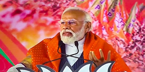 ಶಿವಮೊಗ್ಗದ ಸಾರ್ವಜನಿಕ ಸಭೆಯಲ್ಲಿ ಮಾತನಾಡಿದ ಪ್ರಧಾನಿ ನರೇಂದ್ರ ಮೋದಿ
