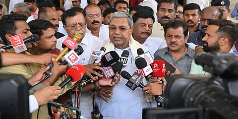 ಸುದ್ದಿಗಾರರೊಂದಿಗೆ ಮಾತನಾಡಿದ ಸಿಎಂ ಸಿದ್ದರಾಮಯ್ಯ