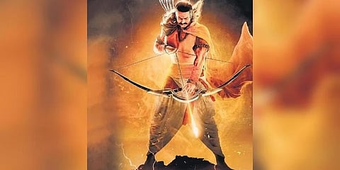 ಪ್ರಭಾಸ್ ಆದಿಪುರುಷ ಚಿತ್ರದ ಫೋಸ್ಟರ್