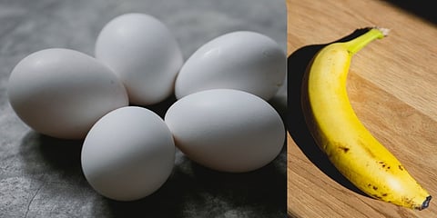 ಮೊಟ್ಟೆ - ಬಾಳೆಹಣ್ಣು