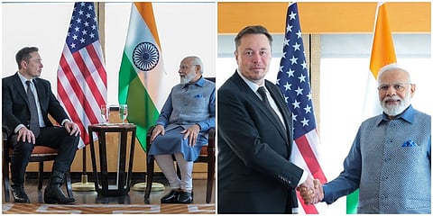 ನ್ಯೂಯಾರ್ಕ್ ನಲ್ಲಿ ಎಲೋನ್ ಮಸ್ಕ್-ಪಿಎಂ ಮೋದಿ ಭೇಟಿ