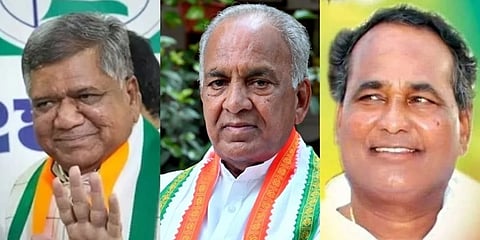 ಜಗದೀಶ್ ಶೆಟ್ಟರ್ - ಸಚಿವ ಬೋಸರಾಜು - ತಿಪ್ಪಣ್ಣ ಕಮಕನೂರು