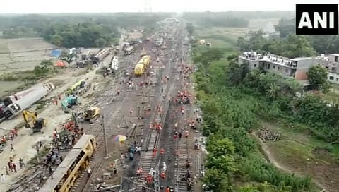 ಬಾಲಸೋರ್ ರೈಲು ಅಪಘಾತ ಸ್ಥಳ