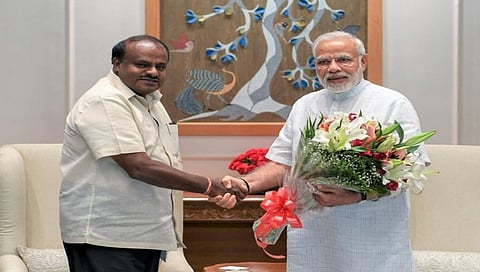 ಎಚ್.ಡಿ ಕುಮಾರಸ್ವಾಮಿ ಮತ್ತು ನರೇಂದ್ರ ಮೋದಿ