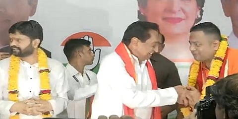 ಕಾಂಗ್ರೆಸ್ ಸೇರ್ಪಡೆಯಾದ ಭಜರಂಗ ಸೇನೆ ಕಾರ್ಯಕರ್ತರು