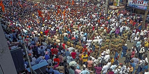 ಪ್ರತಿಭಟನಾ ಸ್ಥಳ.