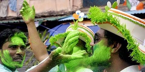 ಟಿಎಂಸಿ ಕಾರ್ಯಕರ್ತರ ಸಂಭ್ರಮ