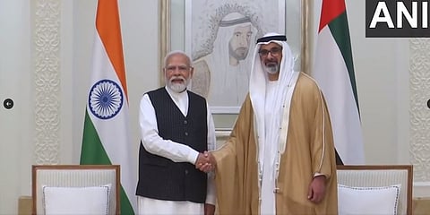 ಯುಎಇ ಅಧ್ಯಕ್ಷರ ಭೇಟಿ