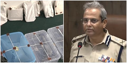 ಬಂಧಿತರಿಂದ ವಶಪಡಿಸಿಕೊಂಡ ಕಚ್ಚಾವಸ್ತುಗಳ ಬಗ್ಗೆ ಮಾಹಿತಿ ನೀಡಿದ ನಗರ ಪೊಲೀಸ್ ಆಯುಕ್ತ ಬಿ ದಯಾನಂದ್