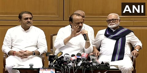 ಅಜಿತ್ ಪವಾರ್ ಸುದ್ದಿಗೋಷ್ಠಿ