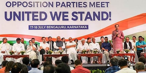 ವಿರೋಧ ಪಕ್ಷದ ಮೈತ್ರಿಕೂಟವನ್ನು ಇಂಡಿಯನ್ ನ್ಯಾಷನಲ್ ಡೆವಲಪ್‌ಮೆಂಟ್ ಇನ್‌ಕ್ಲೂಸಿವ್ ಅಲೈಯನ್ಸ್ (ಇಂಡಿಯಾ) ಎಂದು ಕರೆಯಲಾಗುತ್ತಿದ್ದು, ಸಮನ್ವಯಕ್ಕಾಗಿ 11 ಸದಸ್ಯರ ಸಮಿತಿಯನ್ನು ರಚಿಸಲಾಗಿದೆ