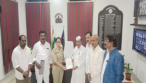 ಕಲಬುರಗಿ ಎಸ್ ಪಿ ಕಾಂಗ್ರೆಸ್ ನಾಯಕರ ದೂರು