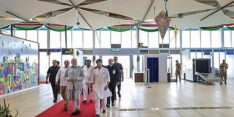 ಗ್ರೀನ್‌ಫೀಲ್ಡ್ ವಿಮಾನ ನಿಲ್ದಾಣದಲ್ಲಿ ಪ್ರಧಾನಿ ಮೋದಿ