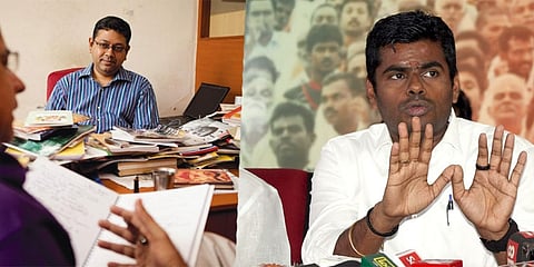 ಪ್ರಕಾಶಕ ಬದ್ರಿ ಶೇಷಾದ್ರಿ ಬಂಧನ, ಅಣ್ಣಾಮಲೈ ಕಿಡಿ