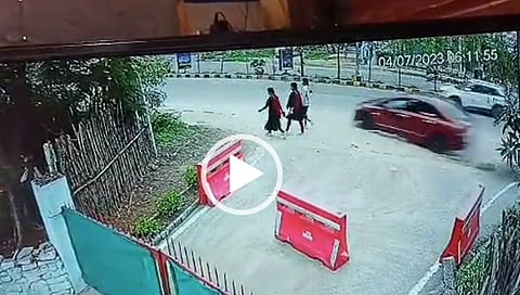 ಅಪಘಾತದ ದೃಶ್ಯ
