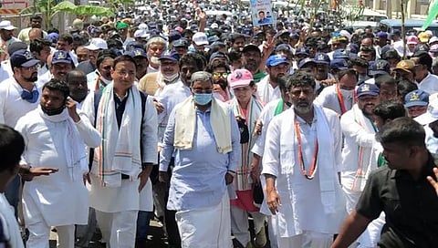 ಕಾಂಗ್ರೆಸ್ ಮೇಕೆದಾಟು ಪಾದಯಾತ್ರೆ