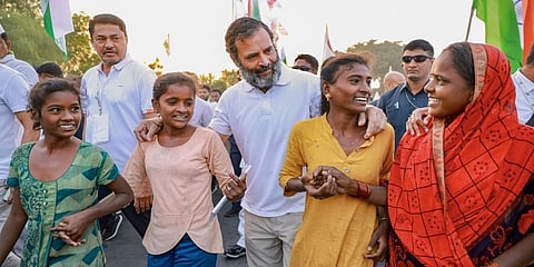 ಭಾರತ್ ಜೋಡೋ ಯಾತ್ರೆ ಸಂದರ್ಭದಲ್ಲಿ ರಾಹುಲ್ ಗಾಂಧಿ