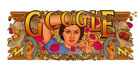 ದಿವಂಗತ ನಟಿ ಶ್ರೀದೇವಿಗೆ ಗೂಗಲ್ ಡೂಡಲ್ ಗೌರವ