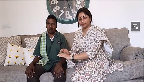 ಸಿಬ್ಬಂದಿ ಜೊತೆ ರಚಿತಾ ರಾಮ್