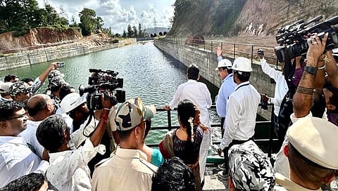 ಎತ್ತಿನ ಹೊಳೆ ಕಾಮಗಾರಿ ವೀಕ್ಷಿಸಿದ ಡಿಸಿಎಂ