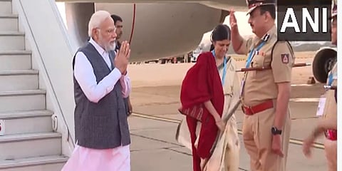 ಹೆಚ್ ಎಎಲ್ ವಿಮಾನ ನಿಲ್ದಾಣದಲ್ಲಿ ಪ್ರಧಾನಿ ಮೋದಿ