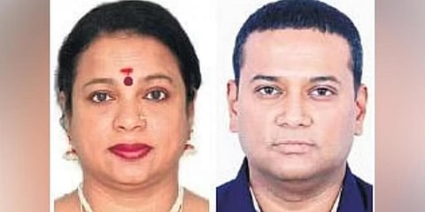 ಕಾಂಗ್ರೆಸ್ ನಾಯಕರಾದ ಉಮಾಶ್ರೀ ಮತ್ತು ಮನ್ಸೂರ್ ಖಾನ್