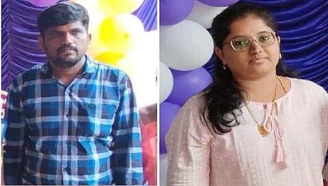 ಮೃತ ಮಂಜುನಾಥ್ ಮತ್ತು ಪತ್ನಿ ಪ್ರಿಯಾಂಕಾ