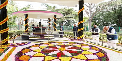 ಸರ್ ಎಂ ವಿಶ್ವೇಶ್ವರಯ್ಯ ಸ್ಮಾರಕಕ್ಕೆ ಪ್ರಧಾನಿ ಮೋದಿ ಗೌರವ(ಸಂಗ್ರಹ ಚಿತ್ರ)
