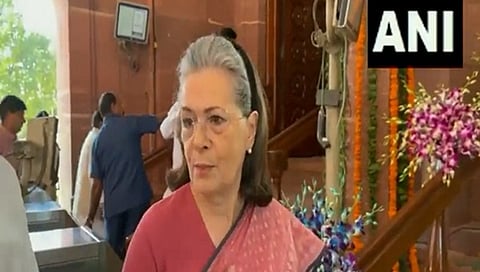 ಕಾಂಗ್ರೆಸ್ ನಾಯಕಿ ಸೋನಿಯಾ ಗಾಂಧಿ
