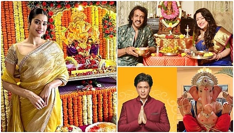 ಖ್ಯಾತ ಸೆಲೆಬ್ರಿಟಿಗಳು ಸಹ ತಮ್ಮ ಮನೆಗಳಲ್ಲಿ ಗಣಪತಿ ಮೂರ್ತಿಯನ್ನು ಪ್ರತಿಷ್ಠಾಪಿಸಿದ್ದರು. ಫೋಟೋ ಕೃಪೆ- ಇನ್ಸ್ಟಾಗ್ರಾಮ್