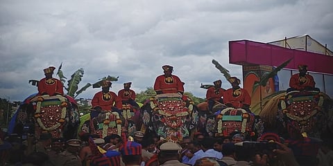 ಮೈಸೂರು ಅರಮನೆಯಲ್ಲಿ ಗಜಪಡೆಗೆ ಅದ್ದೂರಿ ಸ್ವಾಗತ