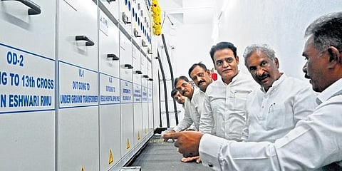 ಭೂಗತ ವಿದ್ಯುತ್ ಪರಿವರ್ತಕ ಉದ್ಘಾಟನೆ