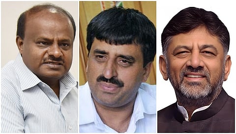 ಎಚ್.ಡಿ ಕುಮಾರಸ್ವಾಮಿ, ಸಿಪಿ ಯೋಗೇಶ್ವರ್ ಮತ್ತು ಡಿಕೆಶಿ
