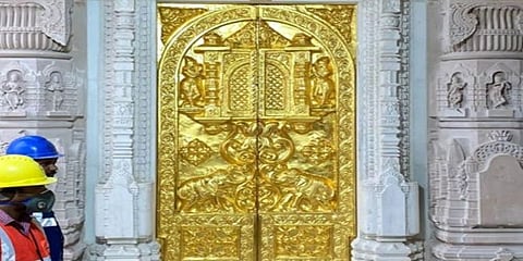 ಅಯೋಧ್ಯೆ ರಾಮಮಂದಿರದ ಚಿನ್ನದ ಬಾಗಿಲು