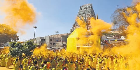 45 ಚಿತ್ರದ ಹಾಡಿನ ಚಿತ್ರೀಕರಣದ ದೃಶ್ಯ