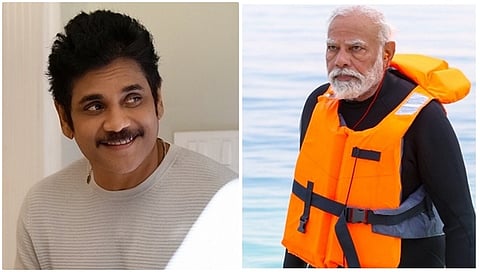 ನಟ ನಾಗಾರ್ಜುನ-ಪ್ರಧಾನಿ ಮೋದಿ