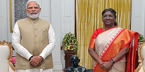ಪ್ರಧಾನಿ ಮೋದಿ- ರಾಷ್ಟ್ರಪತಿ ದ್ರೌಪದಿ ಮುರ್ಮು