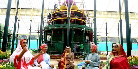 ಲಾಲ್ ಬಾಗ್ ಫಲಪುಷ್ಪ ಪ್ರದರ್ಶನಕ್ಕೆ ಸಿದ್ಧತೆ ನಡೆದಿದೆ