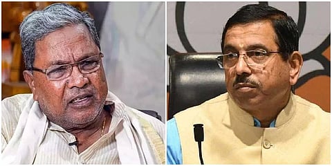 ಸಿಎಂ ಸಿದ್ದರಾಮಯ್ಯ-ಸಂಸದ ಪ್ರಹ್ಲಾದ್ ಜೋಶಿ