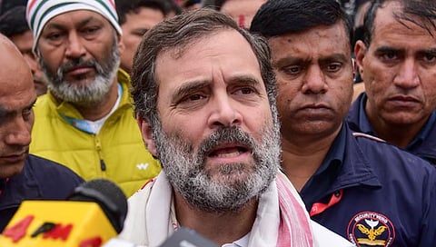 ಕಾಂಗ್ರೆಸ್ ನಾಯಕ ರಾಹುಲ್ ಗಾಂಧಿ.